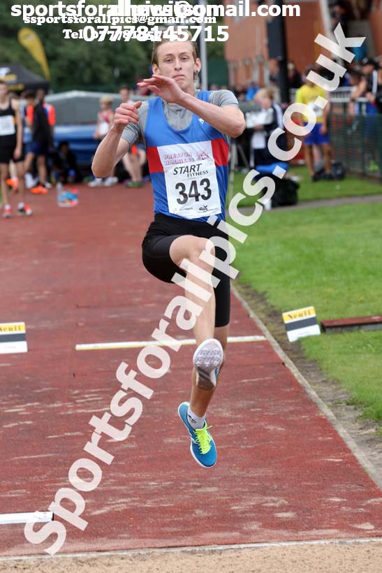 Mens under-17s triple jump, Northern Under-17s/U-15s and U13s Champs, Leigh Sports Village, Leigh. Photo: David T. Hewitson/Sports for All Pics